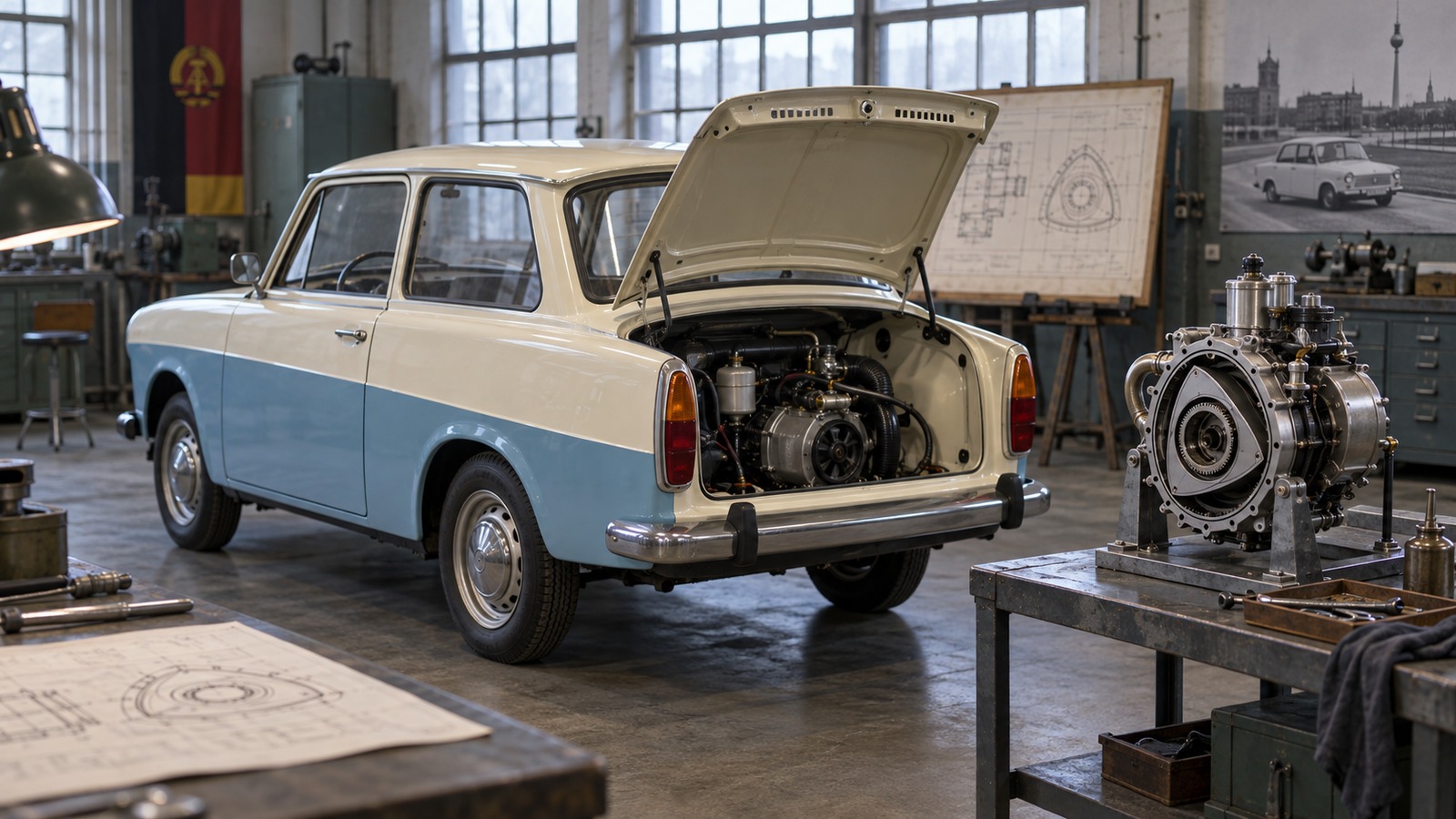 Trabant с роторным мотором: почему эксперимент ГДР не дошёл до серии