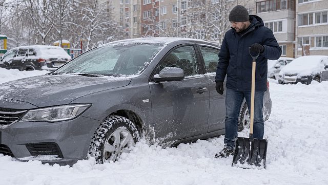 Машина застряла в снегу: как выехать и когда звать помощь